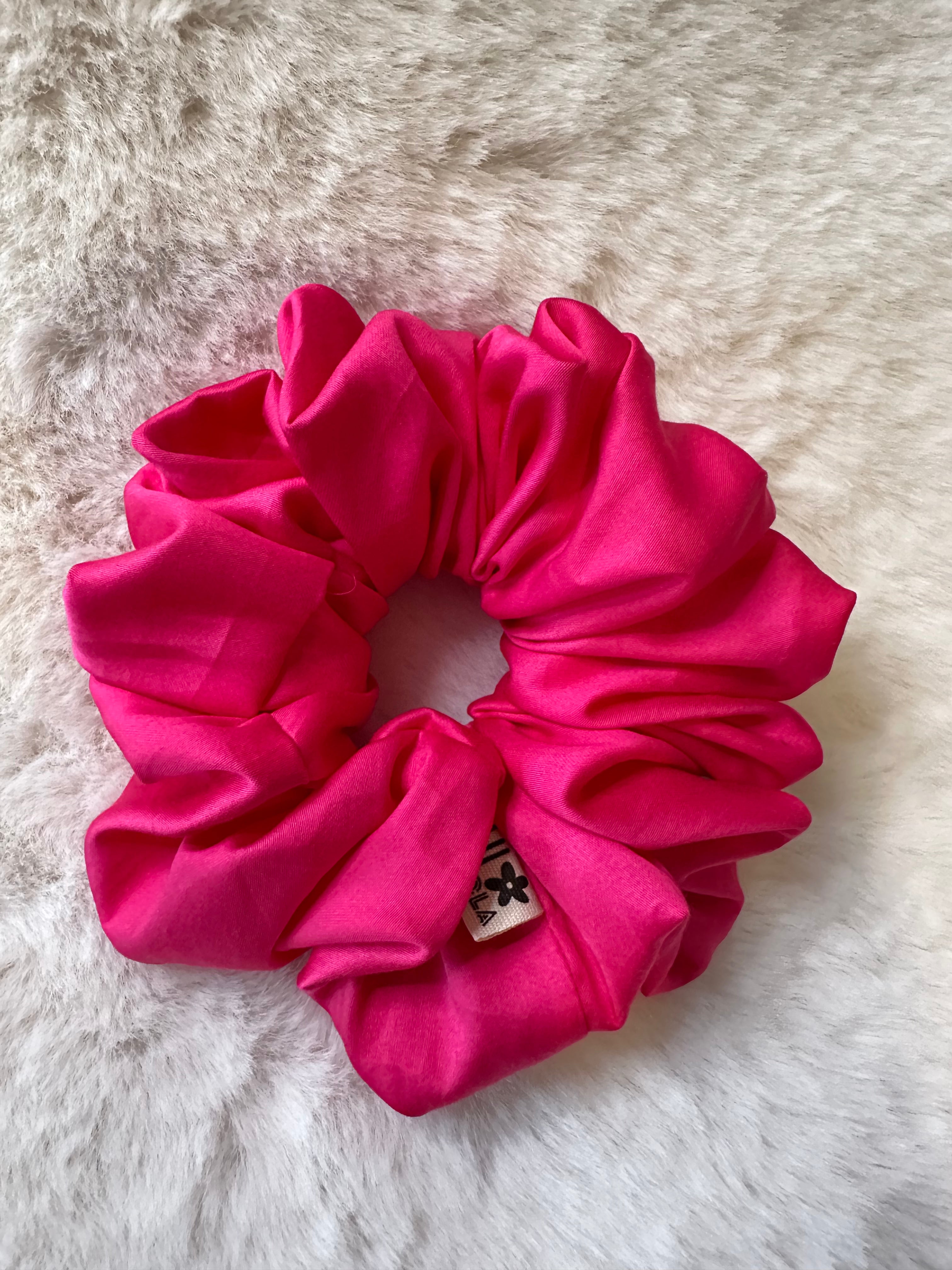 Handgemachte Scrunchies aus Baumwollstoff | Größen S M L Farben und Muster