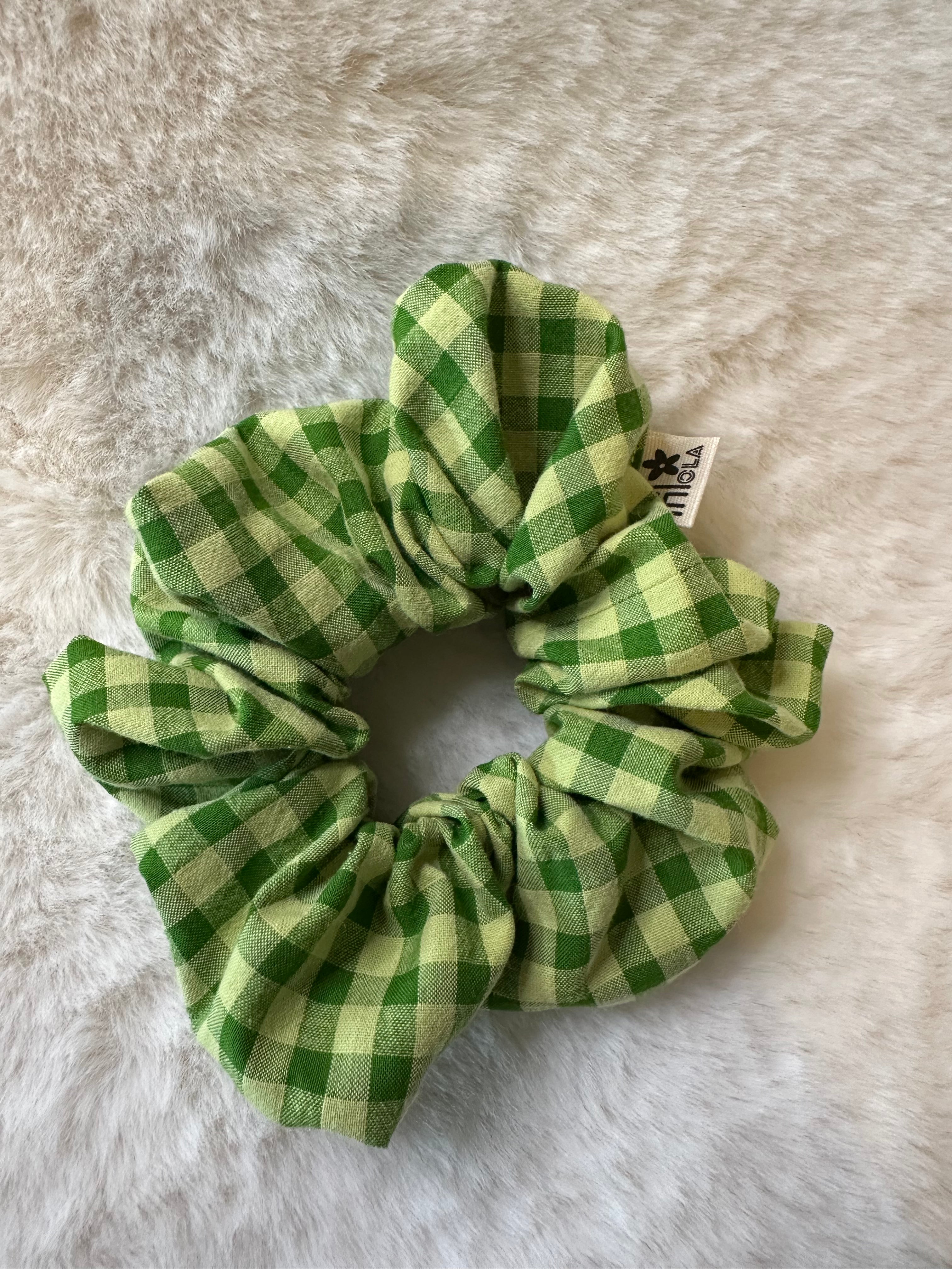 Handgemachte Scrunchies aus Baumwollstoff | Größen S M L Farben und Muster